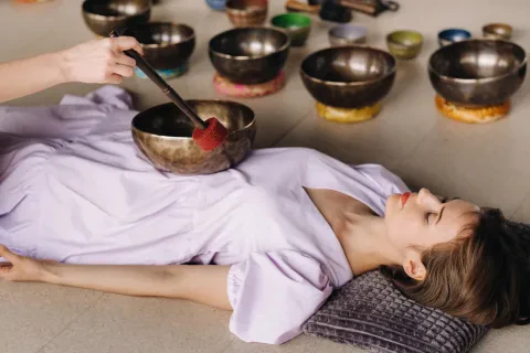Massage with Tibetan Singing Bowls