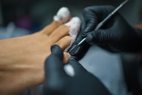 Педикюр + снятие + покрытие