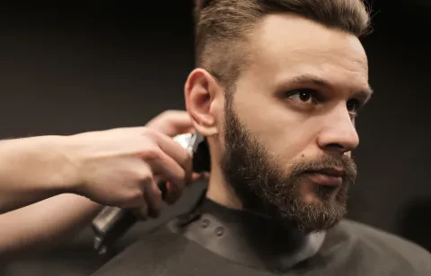 Haircut with a machine