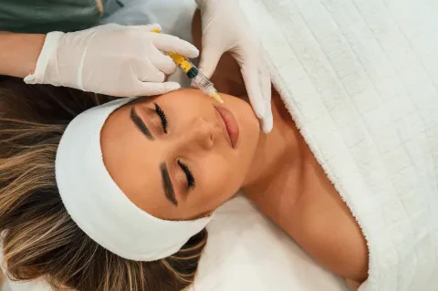 Vector lifting, non-surgical face lift with Radiesse